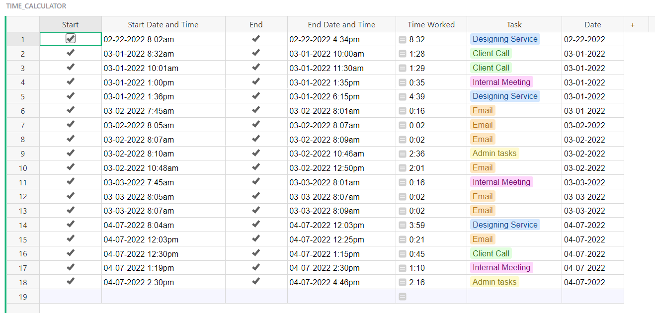 Time Tracker